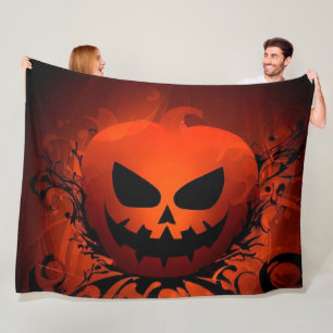 Halloween/Pumpkin/fall/autumn Fleece Blanket
