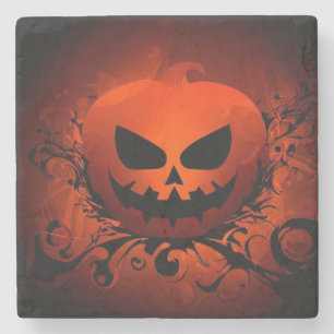 Halloween/Pumpkin/fall/autumn Stone Coaster