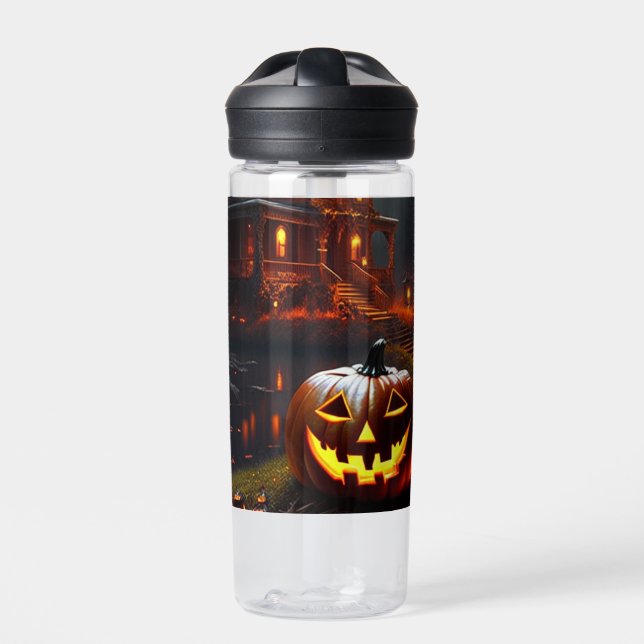 Halloween/Pumpkin/Fall Water Bottle (Front)
