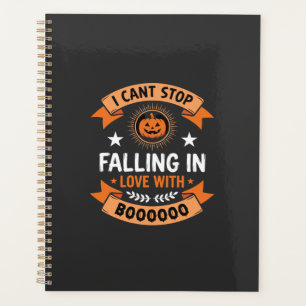 Halloween Pumpkin Falling In Love Planner