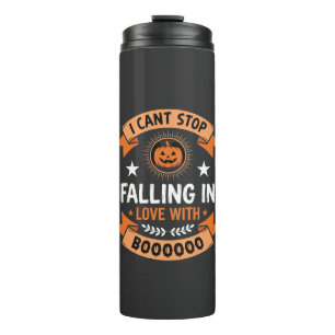 Halloween Pumpkin Falling In Love Thermal Tumbler
