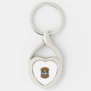Halloween Pumpkin Falling In Love Vintage Shirt De Key Ring