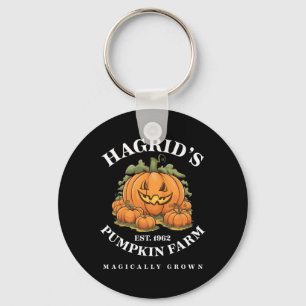 Halloween Pumpkin Farm Magically Grown Key Ring