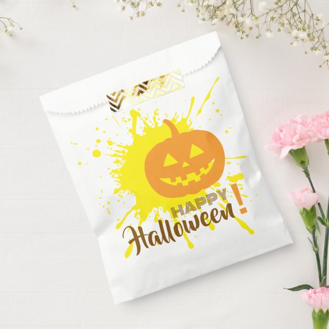 Halloween Pumpkin Favour Bag (Sealed)