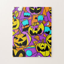 Halloween pumpkin fun in bright colours 