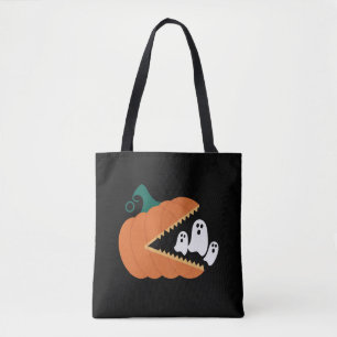 Halloween Pumpkin Funny Ghosts Boys Kids Tote Bag