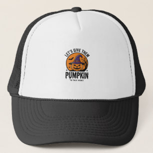 Halloween Pumpkin Funny Witch Hat Spooky Retro_1
