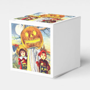Halloween Pumpkin Ghost Favour Box