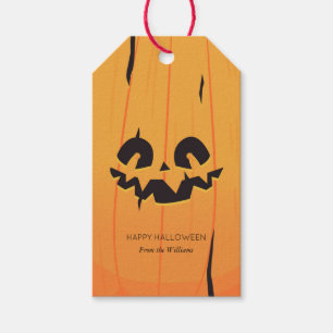 Halloween Pumpkin Gift Tag