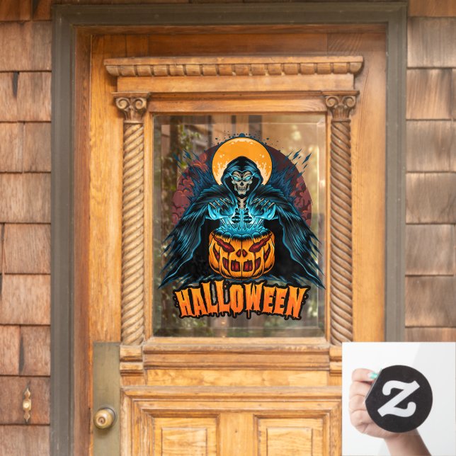 Halloween Pumpkin Grim Reaper  (Home Door)