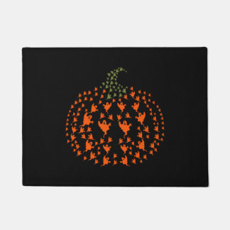 Halloween Pumpkin Halloween Ghost Pumpkin Doormat