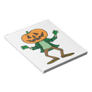 HALLOWEEN PUMPKIN HEAD NOTEPAD