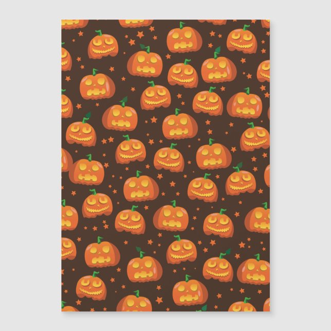 Halloween Pumpkin head pattern. (Front)