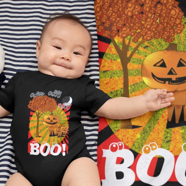 HALLOWEEN PUMPKIN HEADS Boy's T-shirt Baby Bodysuit (Creator Uploaded)