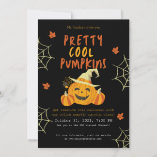 Halloween Pumpkin Invitation
