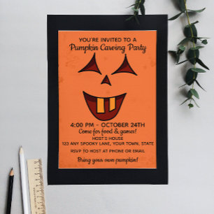 Halloween Pumpkin Invitation