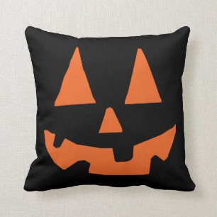 Halloween Pumpkin Jack-o-Lantern Cushion