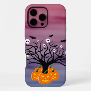 Halloween Pumpkin Jack o’ Lantern Dead Tree iPhone 16 Pro Max Case