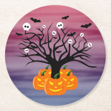 Halloween Pumpkin Jack o’ Lantern Dead Tree