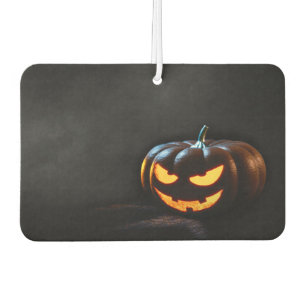 Halloween Pumpkin Jack-O-Lantern Spooky Car Air Freshener