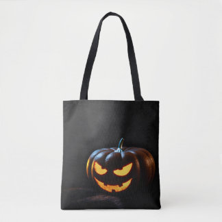 Halloween Pumpkin Jack-O-Lantern Spooky Tote Bag