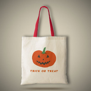 Halloween Pumpkin Jack O Lantern Tote Bag