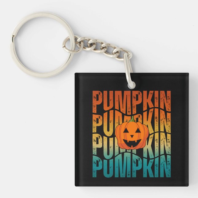 HALLOWEEN PUMPKIN KEY RING (Front)