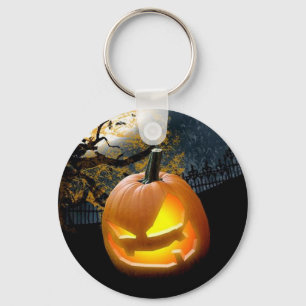 Halloween Pumpkin Key Ring