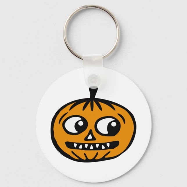 Halloween Pumpkin Keychain (Front)