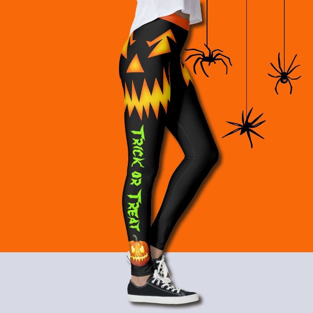 Halloween Pumpkin Leggings Women's Yoga Pants (Creator Uploaded)