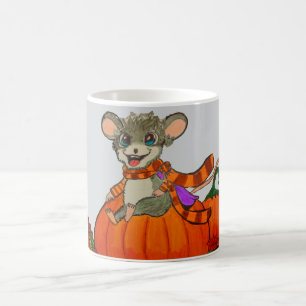 HALLOWEEN PUMPKIN LITTLE MOUSE COFFEE MUG