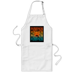 HALLOWEEN PUMPKIN LONG APRON