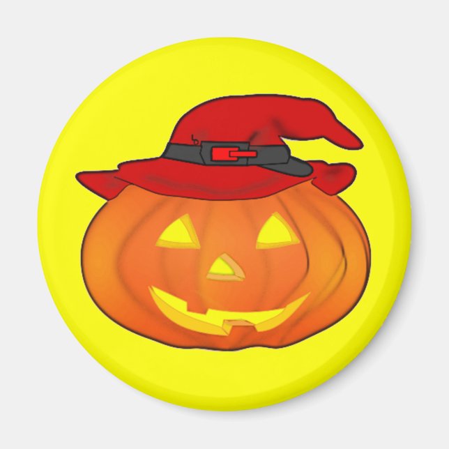 Halloween Pumpkin Magnet (Front)