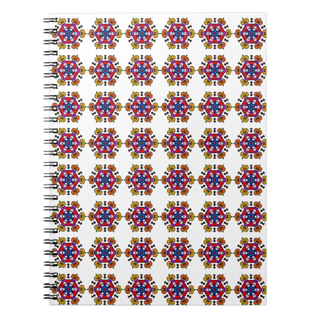 Halloween Pumpkin Mandala Notebook (Front)