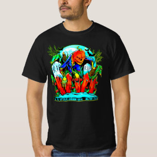 Halloween Pumpkin Monster Zombie Horror T-Shirt