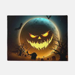 Halloween/pumpkin/moon/fall Doormat