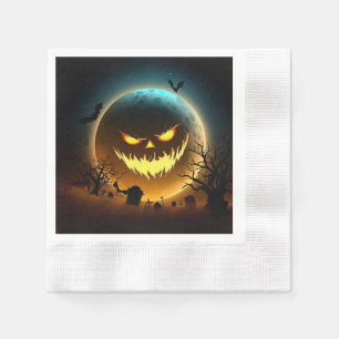 Halloween/pumpkin/moon/fall Napkin