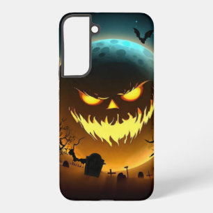 Halloween/pumpkin/moon/fall Samsung Galaxy Case
