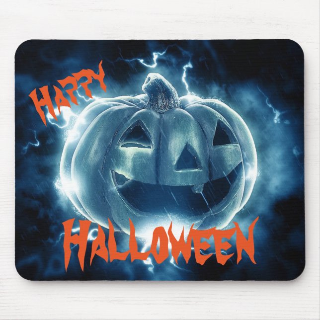 Halloween  Pumpkin Mouse Pad (Front)