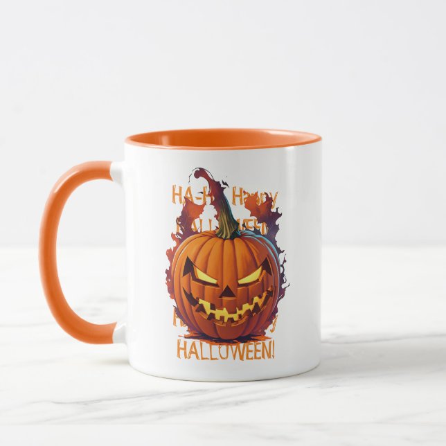 Halloween Pumpkin Mug (Left)