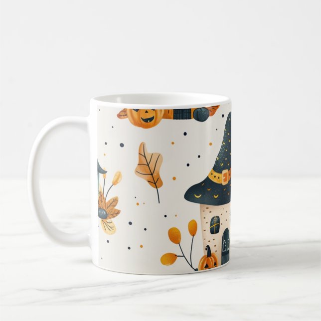 Halloween Pumpkin Mug  (Left)
