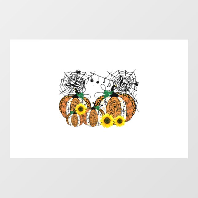 Halloween Pumpkin Music Symbols Music Teacher (Sheet)