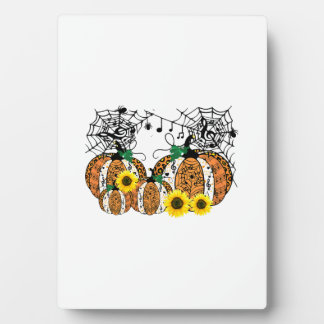 Halloween Pumpkin Music Symbols Music Teacher Plaque