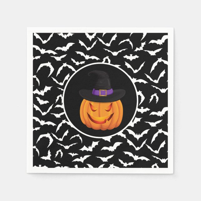 Halloween Pumpkin     Napkin (Front)