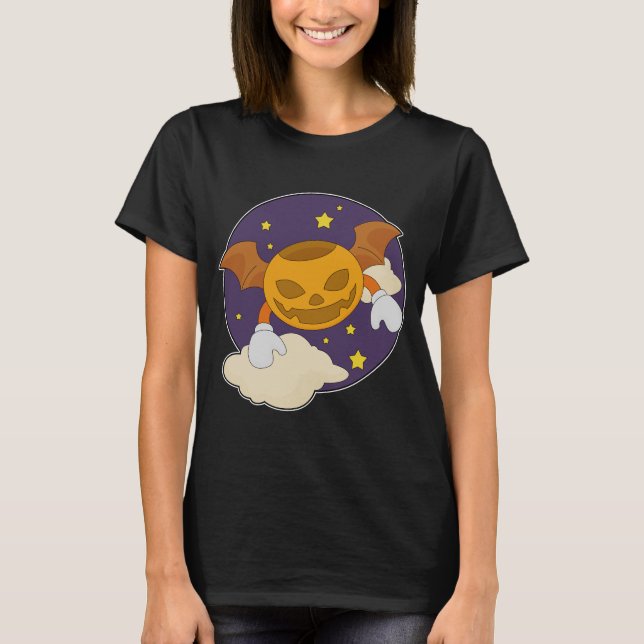 Halloween Pumpkin Night T-Shirt (Front)