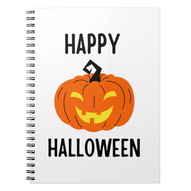 Halloween Pumpkin Notebook (Front)