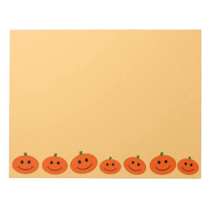 Halloween Pumpkin Notepad