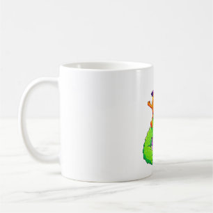 Halloween Pumpkin on Monster Duo Coffee Mug