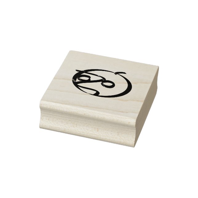 Halloween pumpkin on transparent background rubber stamp (Stamp)