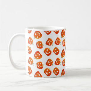 Halloween Pumpkin Orange Trick or Treat Holiday Coffee Mug